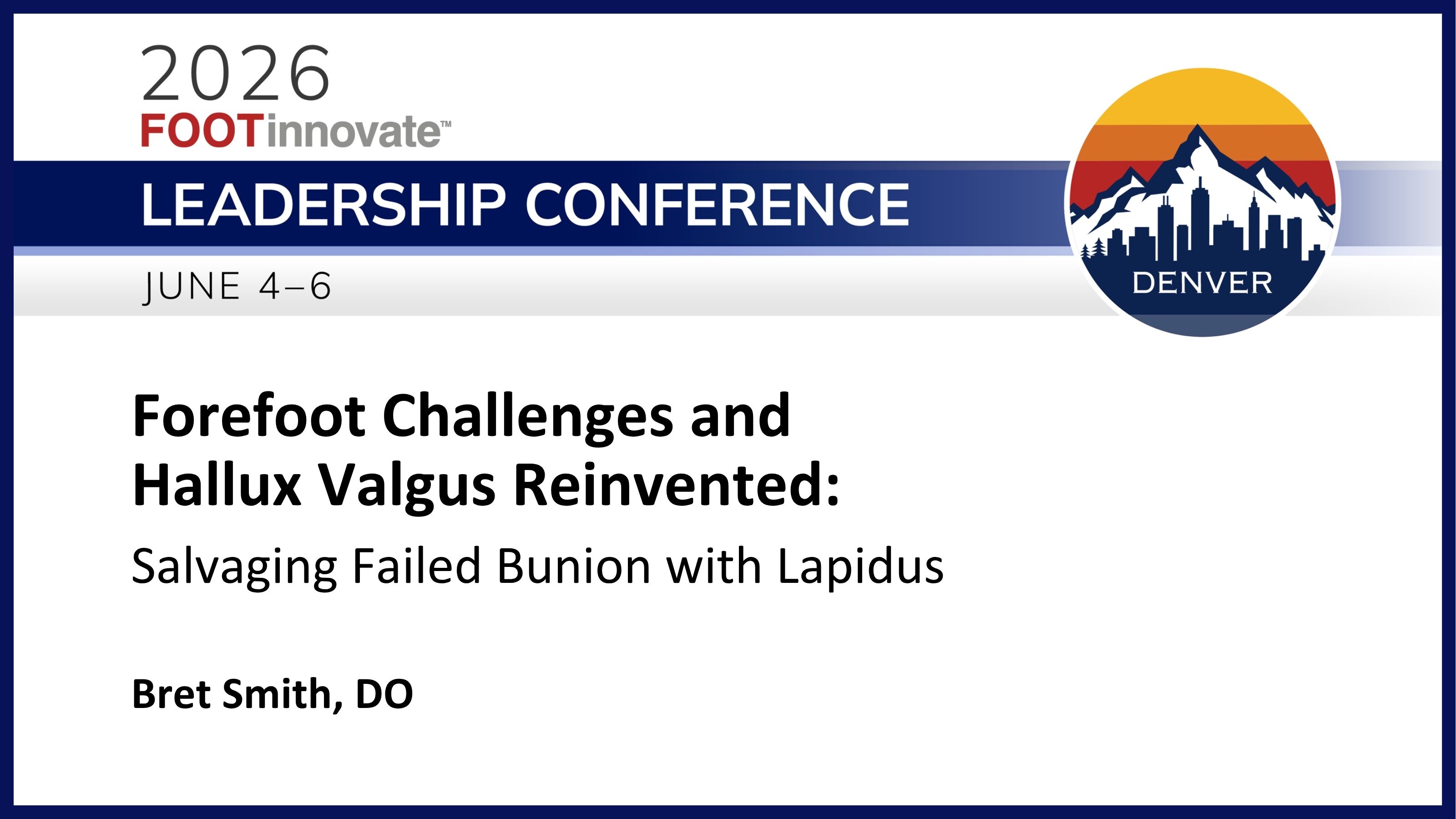 2026 FILC: Salvaging Failed Bunion with Lapidus
